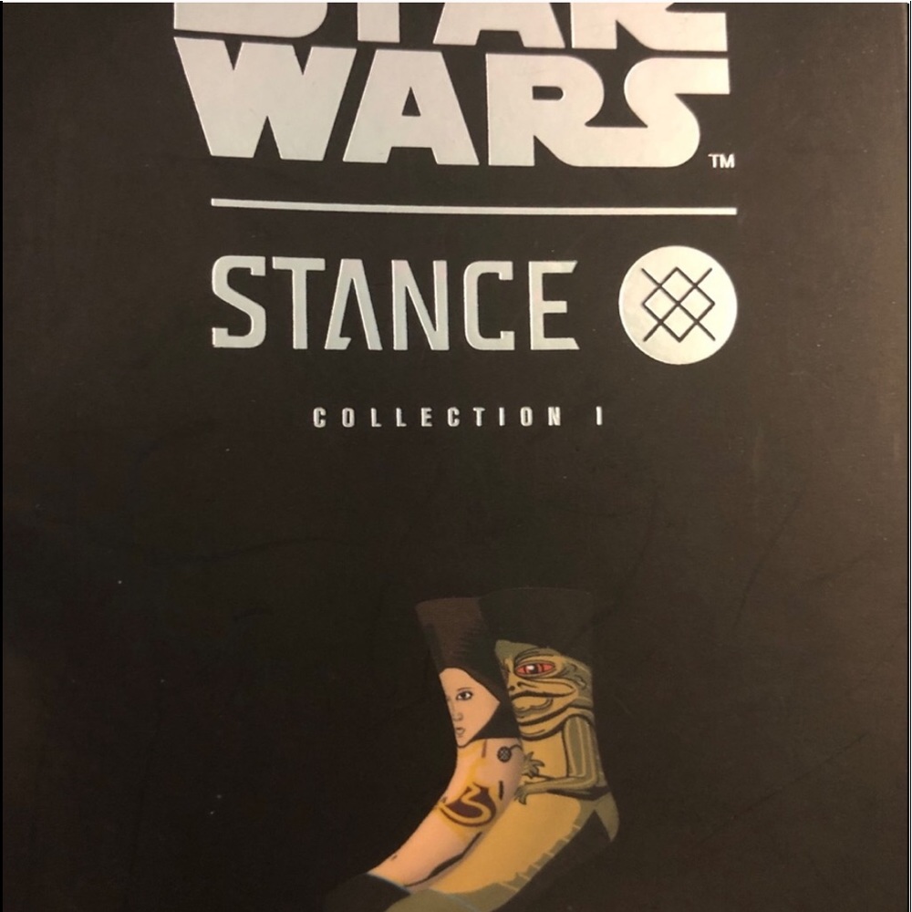 💛NWT Stance Princess Leia & Jabba the Hut Youth L - Picture 2 of 4